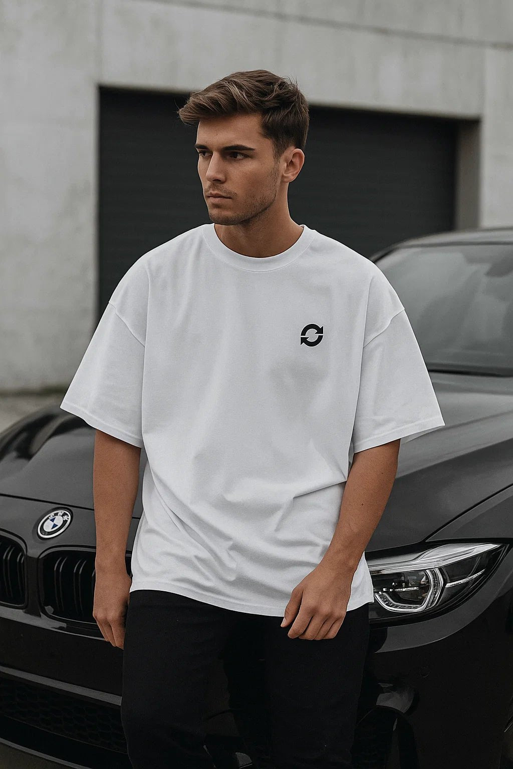 OG 1 WHITE - " DRIFT HARD, DRESS HARDER "
