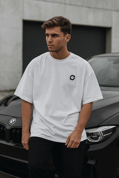 OG 1 WHITE - " DRIFT HARD, DRESS HARDER "
